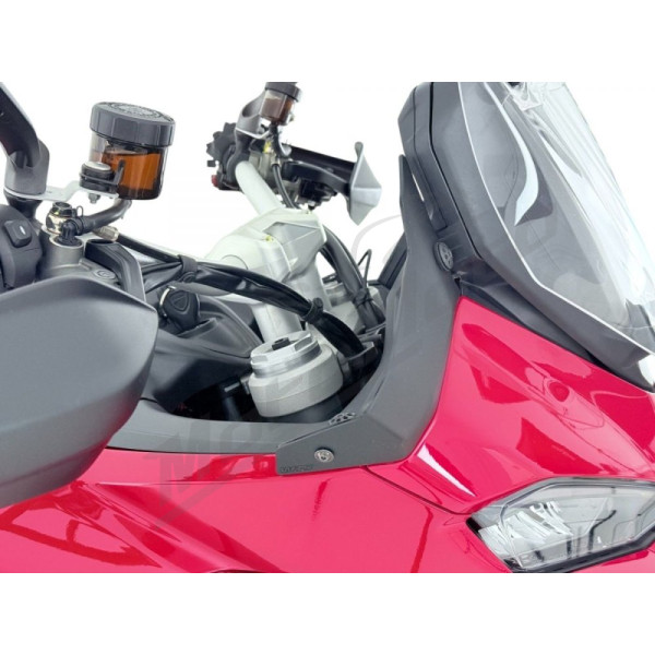 WRS DU039NO Side Deflectors Sport Matt Black Ducati Multistrada V2 900cc ABS 2025