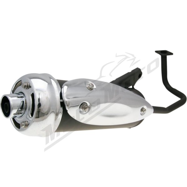 101 OCTANE 101 OCTANE Full Exhaust System 649x235x165 mm SLS EGR GY6 Baotian / Peugeot / Generic / Rex 50 04-21
