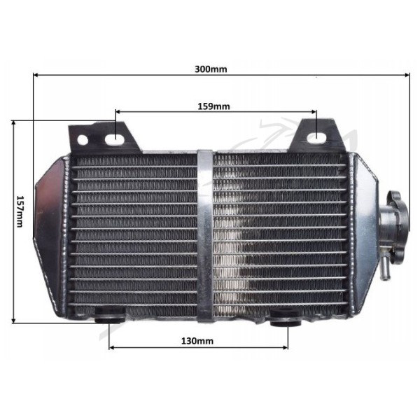 RADIATOR SET SUZUKI RMZ450 / RMX450Z 2008-2017