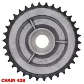 Rear sprocket with holder SIMSON S51 34Teeth