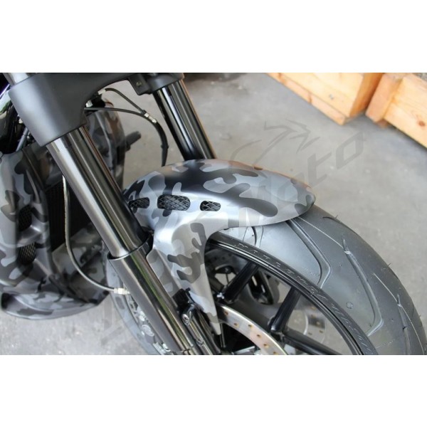 CULT WERK Front Fender Black Custom Harley Davidson 1130-1250cc 2002-2017