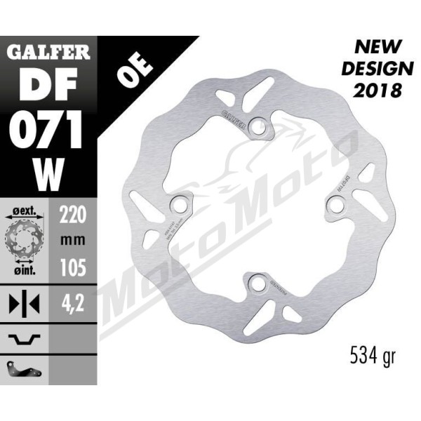 GALFER Wave® Brake Rotor Honda NES / PS / SES / SH 125-150cc 00-19