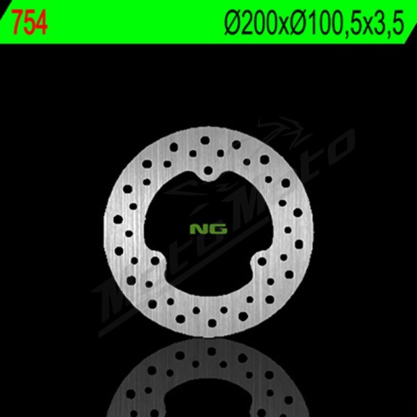 NG BRAKES Round Fixed Brake Disc Suzuki RM 80-58cc 80-04