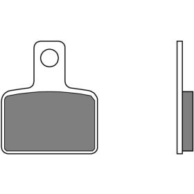 BREMBO Street Carbon Ceramic Brake pads BETA EVO125-300 09-23