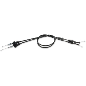 MOOSE OFFROAD Black Vinyl Throttle Cable Suzuki RMX / RM-Z 250-450cc 08-17