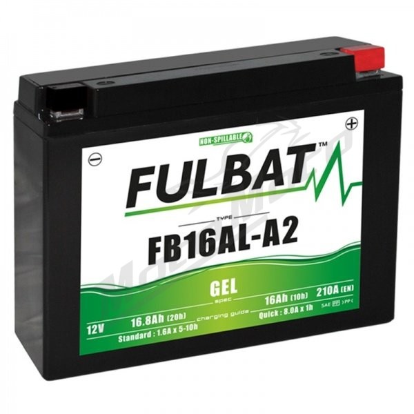 FULBAT Battery 16 Ah 210 A EN 12V GB16AL-A2 (FB16AL-A2 Gel)