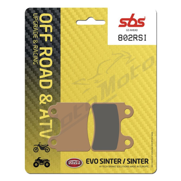 SBS RSI Offroad Racing 802RSI Sintered Brake Pads AJP / Beta / Scorpa / Sherco / TRS 125-300cc 00-19