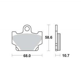 BRAKE PADS FERODO FDB311P / MCB524 STANDARD PLATINUM