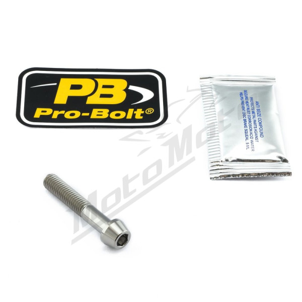 PRO BOLT Axle Pinch Bolt Kit Titan, Front Yamaha FZ1 / FZ6 / FZS / MT-03 600-1000cc 01-13