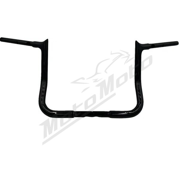 FAT BAGGERS INC. Pointed Top Handlebar Black 91.4x30.5cm Harley Davidson FLHX / FLHXSE / FLHXU 1923-1977 23-26 