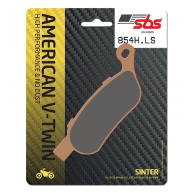 Sbs stabdžių trinkelės 854LS Sintered HARLEY-DAVIDSON