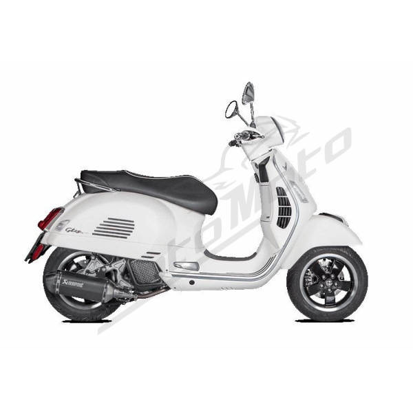 AKRAPOVIC Slip-On Line Muffler Stainless Steel / Carbon Fiber Vespa GTS 125-150 17-20 