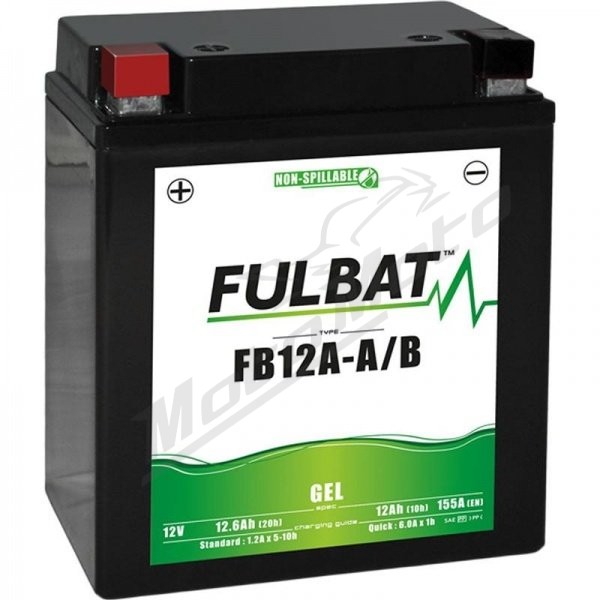 FULBAT Battery 12 Ah 155 A EN 12V GB12A-A (FB12A-A/B Gel)