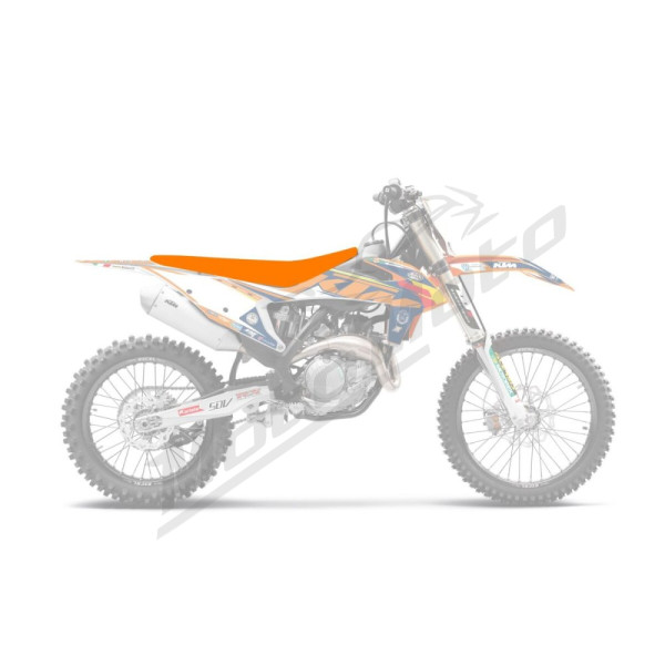 Blackbird Racing Pyramid Sėdynės Užvalkalas KTM EXC / EXC-F / SX / SX-F 50-450cc 19-23 Oranžinė