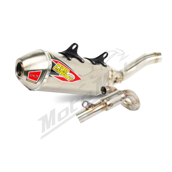 PRO CIRCUIT T-6 BC NERŪDIJANČIO PLIENO TITANO IŠMETIMO SISTEMA KTM SX-F 450 23-26