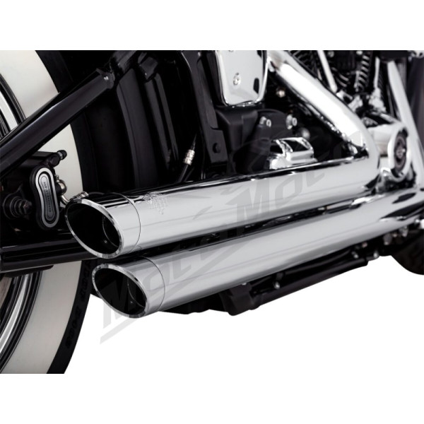 VANCE & HINES Big Shots Staggered 2-into-2 Exhaust System Harley Davidson FXST / FXLRS / FLDE / FXBB 1750-1923cc 18-24