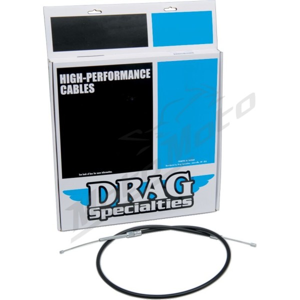 DRAG SPECIALTIES High-Efficiency Black Vinyl Clutch Cable ​​​​​​​Harley Davidson XLCH / XLH / XLS 900-1000cc 71-85