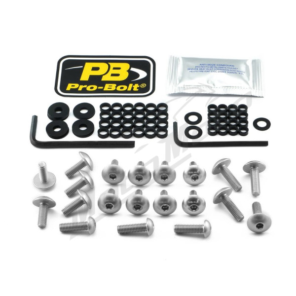 PRO BOLT Aluminium Fairing Bolt Kit for Triumph Street Triple 675cc 15-16