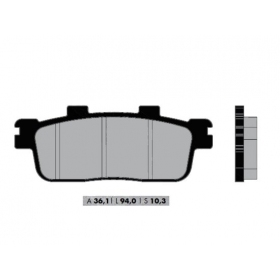 Brake pads NOVASCOOT FT3100 / MCB800 STANDARD