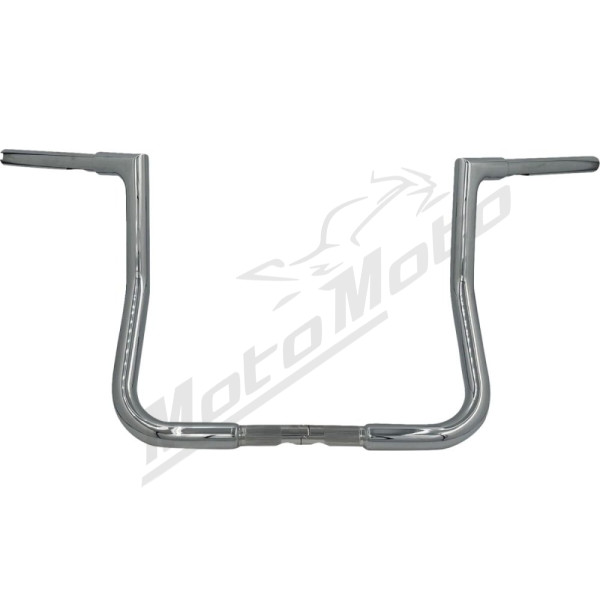 FAT BAGGERS INC. 1-1/4" EZ Install Flat Top Batwing Handlebar Chrome 32mm 86,5cm (33cm)