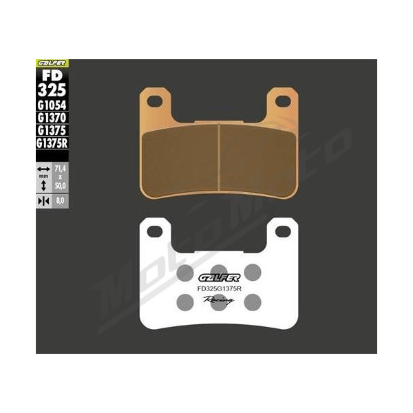 GALFER Sport Racing front brake pads Kawasaki ZX6R 636 2024