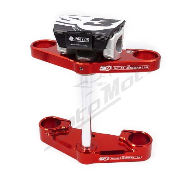 S3 Triple Clamp Ø39mm Red GasGas TXT / Pampera 125-300 02-23