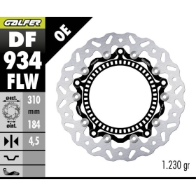 GALFER Brake Rotor Floating Wave Triumph Tiger Sport / Trident 660cc 21-26