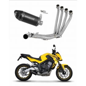 Honda CB 650 F 2014-2018 Full Exhaust System HP8 BLACK + dB killer