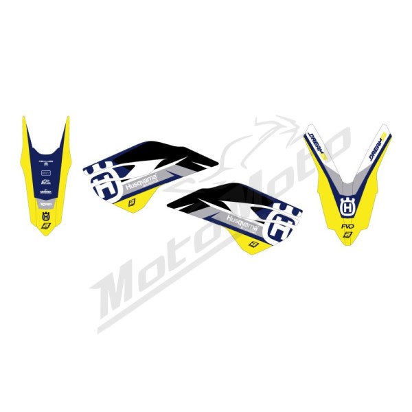 BLACKBIRD RACING Dream 5 Graphic Kit Husqvarna FC / FE / TC / TE 85-501cc 14-16