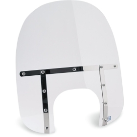 MEMPHIS SHADES METRIC Memphis Fats Windshield with Big Headlight Cutout 38x56cm Harley Davidson FLHR / FLHRXS / FLSB / FLSL 1750-1868 17-24