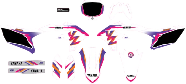 D'COR VISUALS Complete Graphics Kit Yamaha YZ 250cc 24