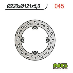 NG BRAKES Fixed Rear Brake Disc 220mm Honda CR / NX / TRX 125-500cc 86-01
