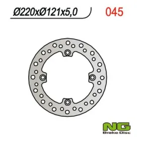 NG BRAKES Fixed Rear Brake Disc 220mm Honda CR / NX / TRX 125-500cc 86-01