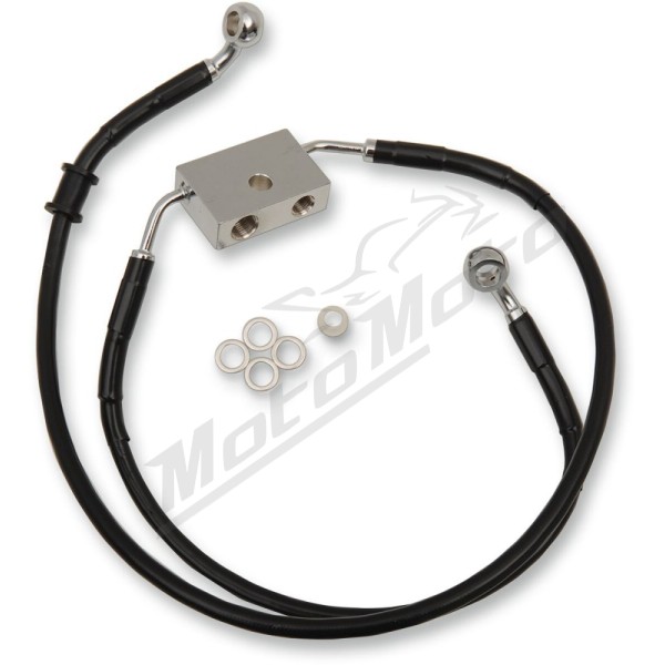 DRAG SPECIALTIES Extended Length Brake Line Harley Davidson XL 883cc 14-22