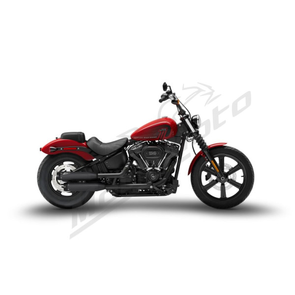 ZARD Overlapped Slip-Ons Mufflers Harley Davidson FXBB / FXBBS / FXST / FXLRST 1750-1923cc 18-24