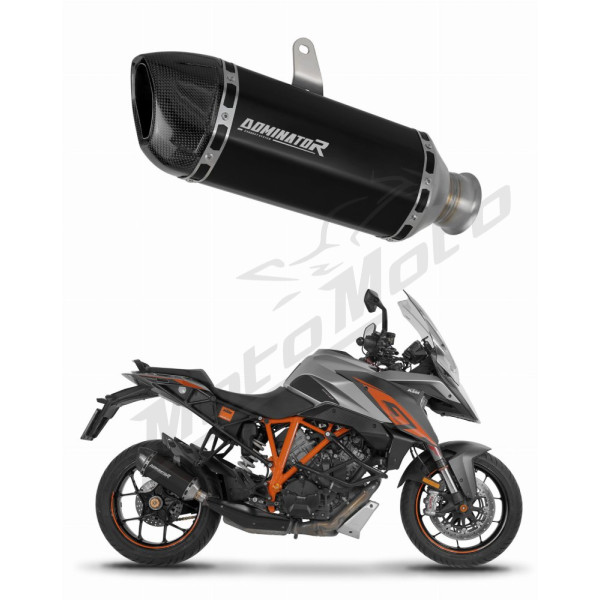 Dominator Exhaust System HP1 BLACK + dB killer KTM 1290 Super Duke GT 16–24