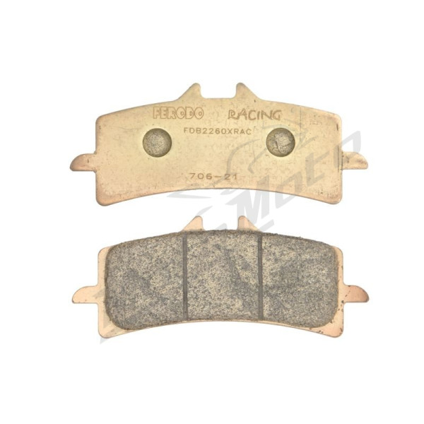 Ferodo sinter-SG-XRAC brake pads Aprilia / BMW / Benelli / Bimota / Ducati / Honda / Husqvarna / KTM / Kawasaki / MV Agusta / Suzuki / Triumph 600-1400cc 07-20