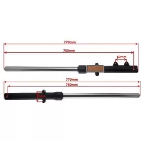 Front shock absorbers JUNAK 126/ 904/ TORQ DEVIL/ ZNEN F31 50-125cc 2pcs