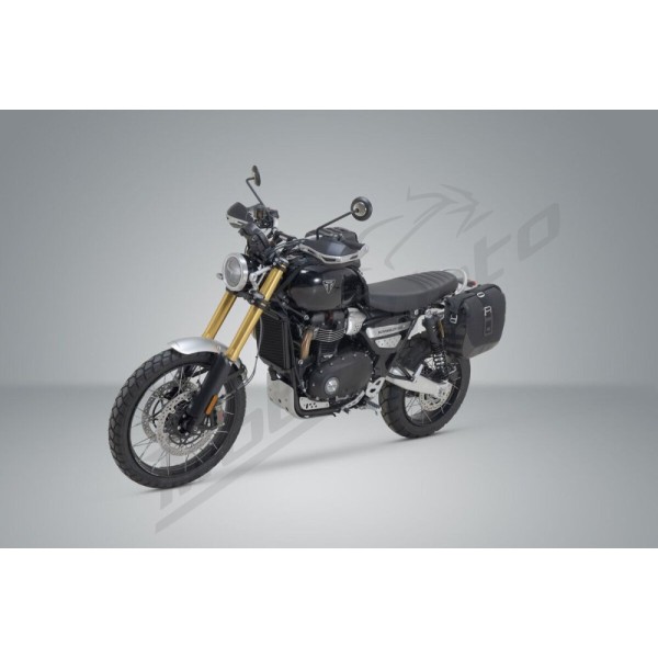 SW-MOTECH Legend Gear LC2 Side Bag System Brown Edition (Left) Triumph Scrambler 1200 19-26