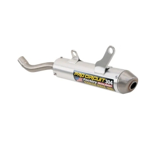 PRO CIRCUIT 304 Silencer Stainless Steel/Aluminum Kawasaki KX 125 88-89