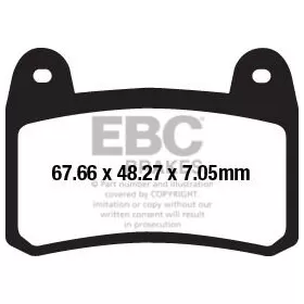 EBC FA-HH serijos Sindered stabdžių trinkelės KEEWAY RKV 125 12-15 / BENELLI BN 302 17-20