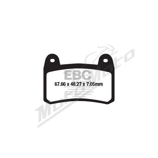 EBC FA-HH Series Sindered Brake Pads KEEWAY RKV 125 12-15 / BENELLI BN 302 17-20