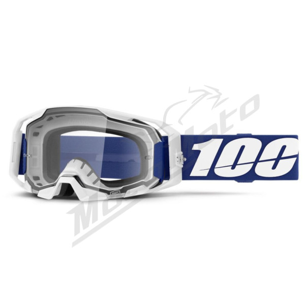 100% Armatic Goggle (Clear lens) White