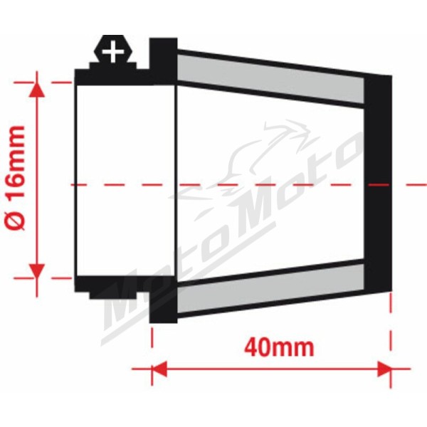 BMC Oil Breather Filter Ø16mm - FBSA16-40