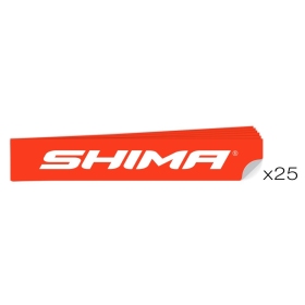 Shima stickers set 25pcs 149x25mm Red