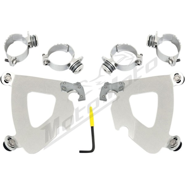 MEMPHIS SHADES HD Gauntlet Fairing Trigger-Lock Hardware Kit Harley Davidson FXBB / FXBBS / FXD / FXDB / FXDBA / FXDC / FXDL / FXDLS 1450-1868 06-24