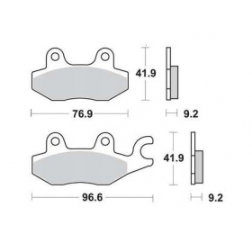 Brake pads POLINI FT3021 / MCB663 ORIGINAL