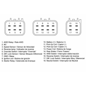 TECNIUM CDI Box Yamaha YFM 350 Grizzly 07-11