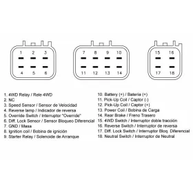 TECNIUM CDI Box Yamaha YFM 350 Grizzly 07-11