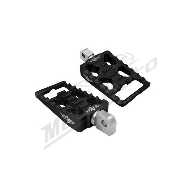 HEINZ BIKES MX V1 Front/Rear Foot Pegs Harley Davidson FLD / FLS / FXD / FXDF / XL / XLH / FXSTD / FXDL 883/1800 90-20